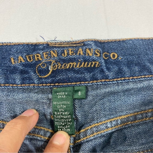 Lauren Jeans Premium Flare Jeans Mid Rise Studs Women’s denim jeans size… - Picture 2 of 9